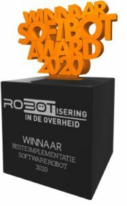 Softbot Award 2020 uitgereikt aan OG NZKG mbv TM7 anonimiseren
